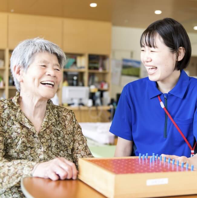 利用者さまの気持ちに寄り添いチームでケアをおこないます